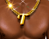 !M Letter Gold Necklace