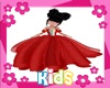 Vestido Kids Princes Red