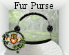 Black Fur Purse