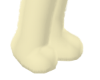 yellow fur boots