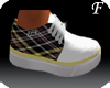 SM YELLOW PLAID SNEAKERS
