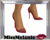 Red Latex Pumps
