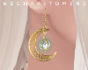 K | Moon Stone Earrings