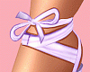 🅟 lilac crochet heels