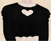 ® Black Heart Sweater