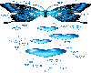 Vv BlueButterfly Glitter