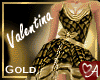 .a Valentina Dress Gold
