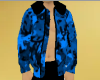 Blue Camo Jacket M