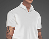 White polo Shirt + Tatto