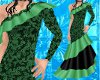 Green Flamenco Dress