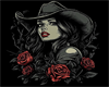 Countrygirl Rose cutout