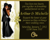 Arthur & Michelle Invite