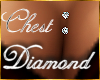 I~Diamond Chest Piercing