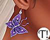 T! B'Fly Earrings Purple
