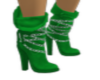 green chained boots