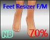 FOOT Scaler 70% F/M 👣