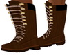 Brown Kick Boots Lady