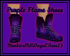 ~Purple Flame Shoes~