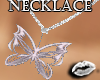 (J) Butterfly Necklace
