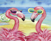 Z flamingo beach sign