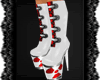[*A]Wht Biohaz Red Boots