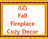 Fall Fireplace Cozy Deco