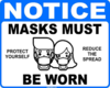Mask Must Be Worn Sign