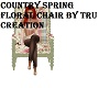 Country Floral Chair