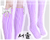 서울 Lilac Socks.