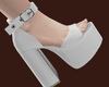 B|Rose White Heels ✿
