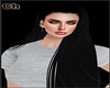 long dark hair