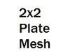 2 x 2 plate mesh
