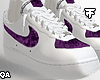 Purple Velvet Shoe
