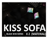 Z- Black Kiss Sofa x2