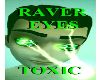 toxic green raver eys
