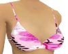 Pink Floral Swim Top