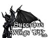 Black succubus wings