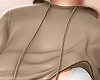 Beige Hoodie Bra