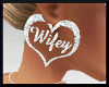Wifey Heart Earrings