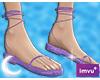 Purple Iri Sandals