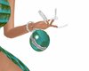 Tease Green Wrist Bag