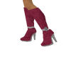 winered boots