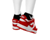 Red & White Dunk M