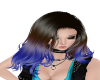 Vix's ombre blue hair