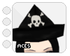 !As! pirate hat black