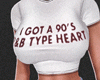 90's Heart Baby Tee