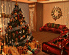 Decorated Christmas Room