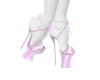 Pink and White heels