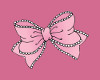 Pink Lace Bow Sticker