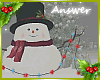 A! Christmas snowman